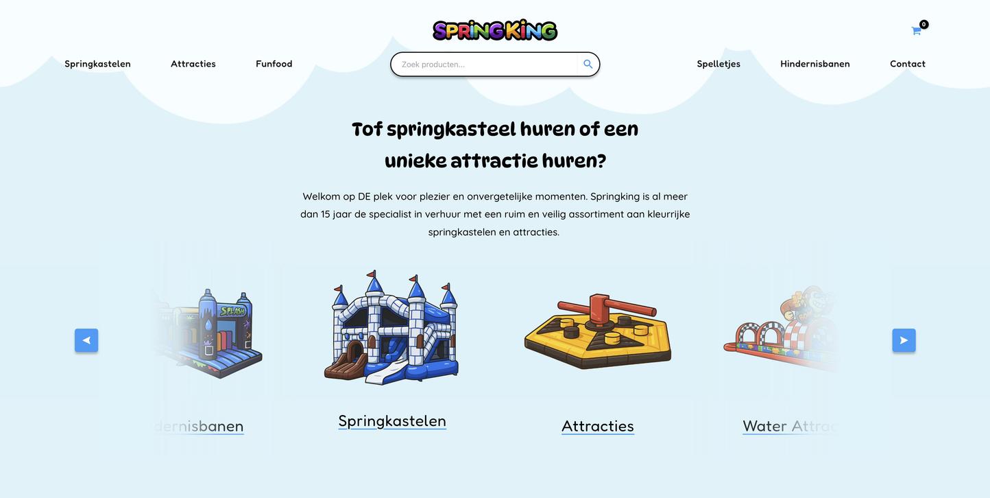 De website van Springking